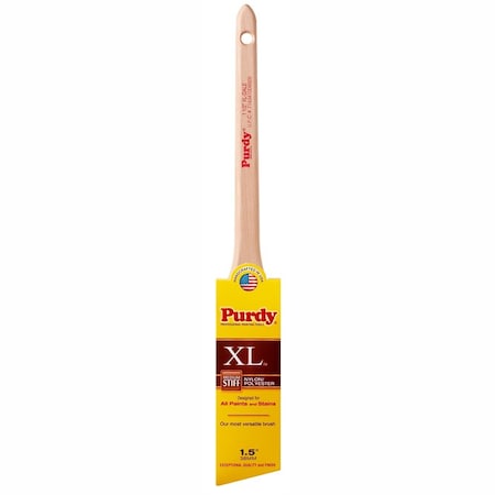 Purdy 1-1/2" Angle Sash Nylon/Polyester Bristle, Paint Brush, Wood Handle 144080315